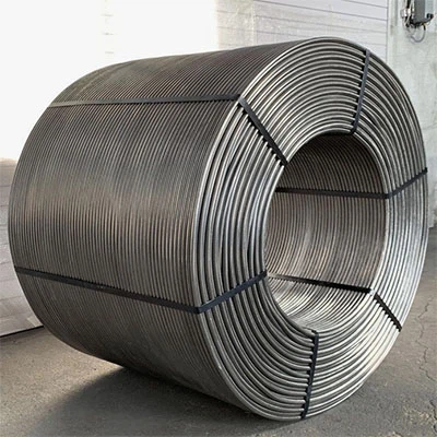 Fil fourré de silicium de calcium pour l'industrie de fonderie et de sidérurgie