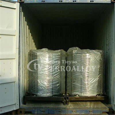 Fil à noyau de magnésium en silicium en silicium en silicium (fil à noyau sphéroïdiné)